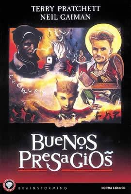 Portada de la novela Buenos Presagios de Terry Pratchett y Neil Gaiman