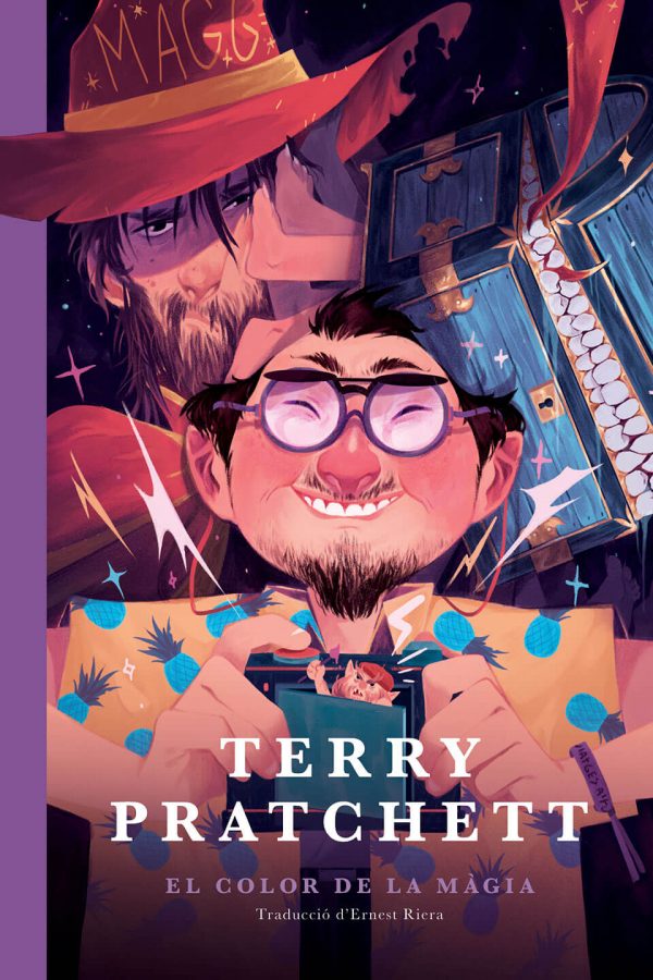 Portada alternativa de la novela El color de la magia, de Terry Pratchett