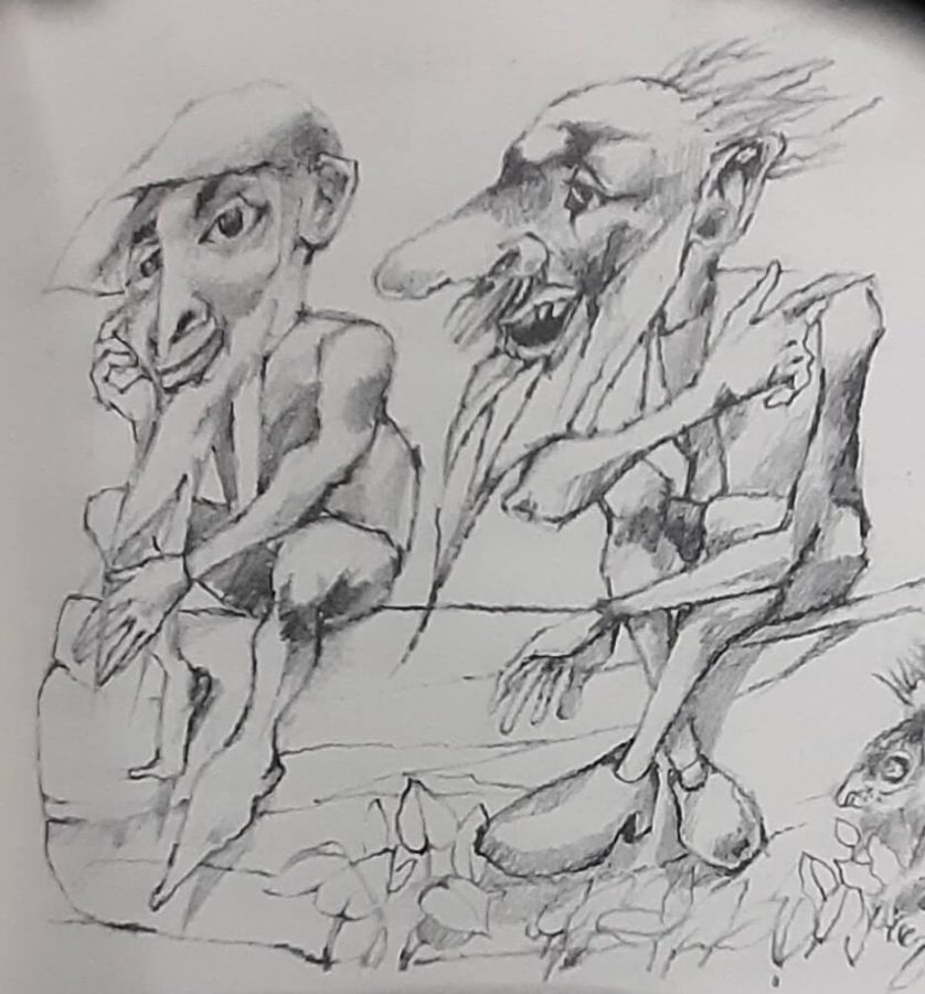 Anano. Ilustración del libro Diccionario de los seres míticos gallegos.