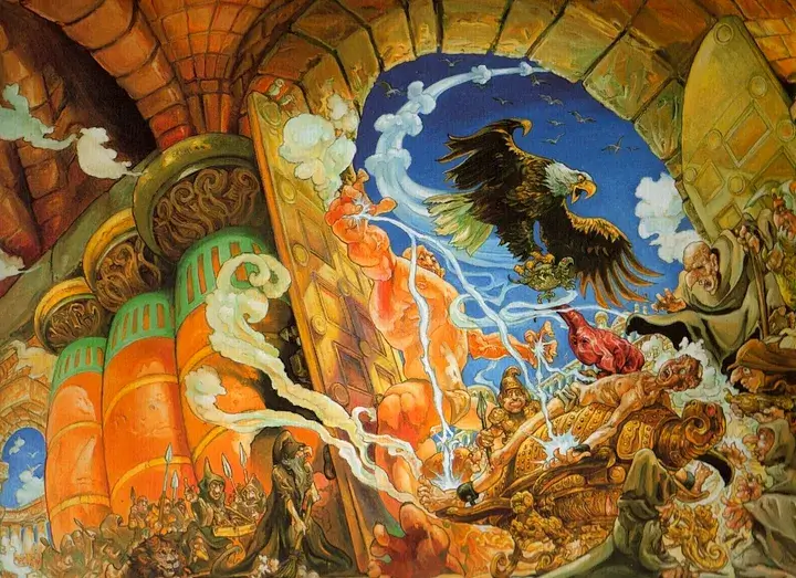 Portada completa de Dioses menores