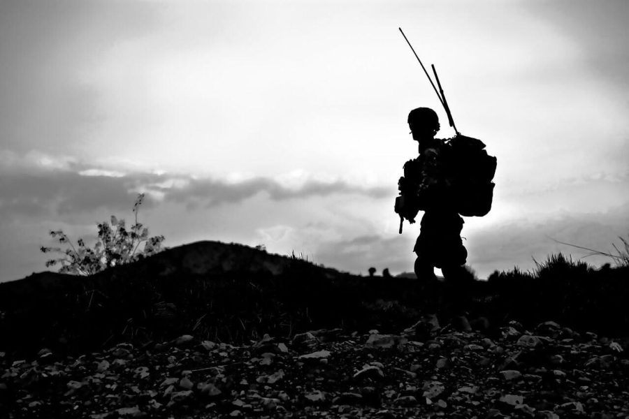 Imagen de un soldado para el relato El repartidor.
