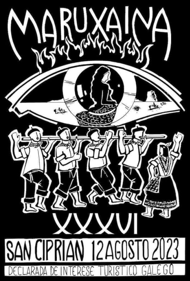 Cartel de la fiesta de la Maruxaina, 2023.