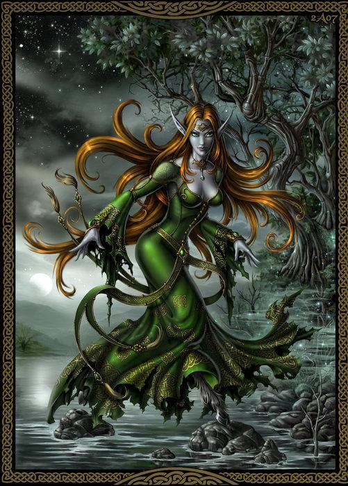 Espectacular imagen de Candra Gloomblade.