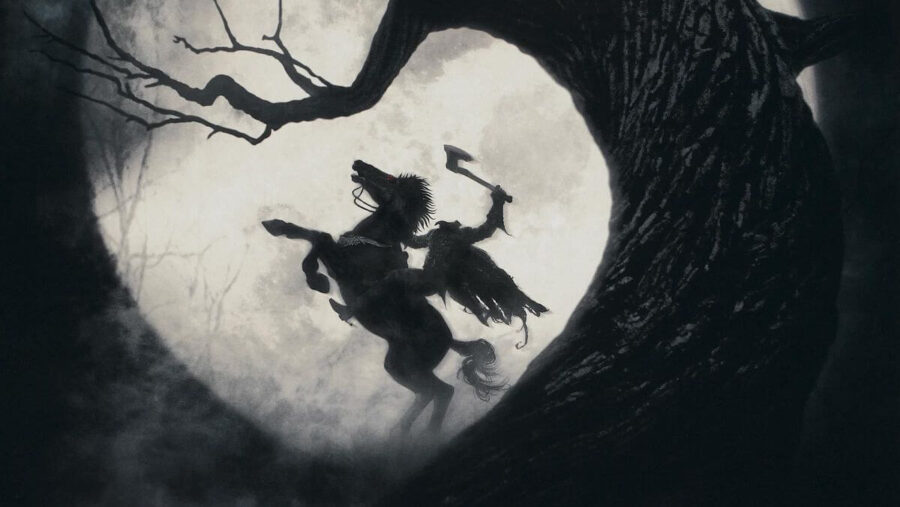 Imagen del cartel de la película Sleepy Hollow.
