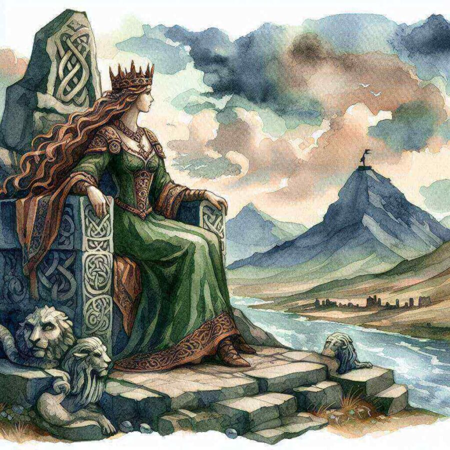 La reina Lupa. Imagen creada por IA.