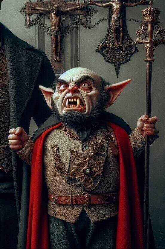 Abhartach. Imagen creada por IA.