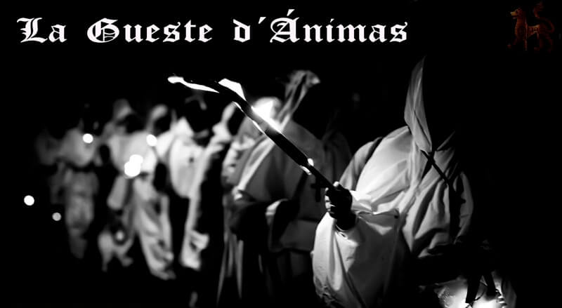 Fotografía de la güeste de ánimas. Fuente de la imagen: leoncultural.com.