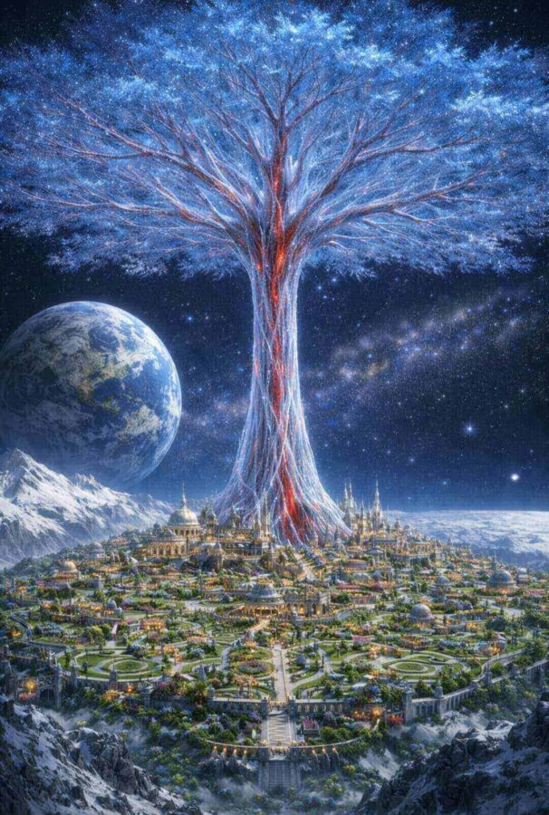 El Eterno y, bajo el, Civitatem Imbrium. 