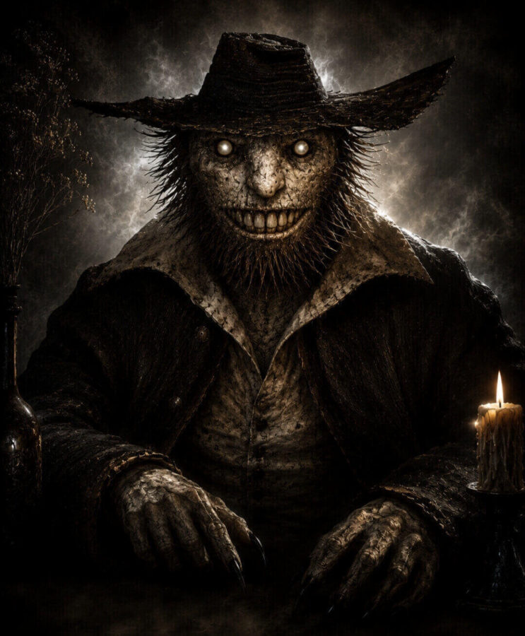 El tragaldabas. Imagen creada por IA para Fantasía Celta. 